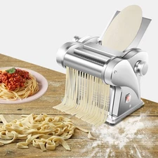 Commercial Electric Dough Roller Sheeter Noodle Pasta Maker Machine Stainless US
