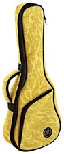 Ortega OUB-CC-SUJ Gigbag Tasche Konzert Ukulele gelb Jeans Denim Look Gurt Bag