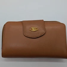 Mundi Genuine Leather Women's Wallet Chestnut Color