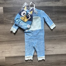 Bluey Toddler Unisex Kids Costume Size Small 2T Blue Dog Halloween Dress Up