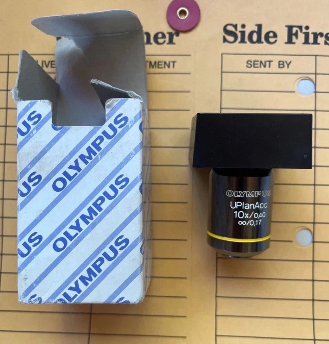 Olympus UPlanApo 10x/0.40 ∞/0.17 RMS Microscope Objective Lens