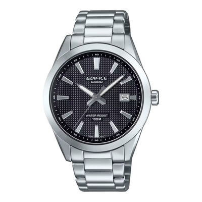 CASIO EDIFICE EFV-160D-1AVEF Herren Uhr Schwarz Black Edelstahl Neu