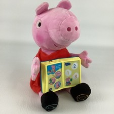 VTech Peppa Pig Read With Me Peppa Plush Interactive Light Up Learning Toy