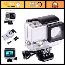 Waterproof Case for GoPro Hero 4/3 /3 - Underwater Housing, 147ft Depth, Action