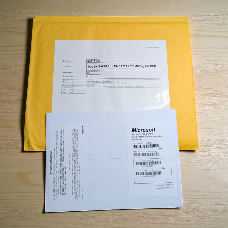 Microsoft SQL Server 2022 Standard Runtime (IoT/Embedded) | DVD + COA | 64-Bit - Image 2 of 4