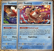 Goldeen 20/131, Seaking 21/131 - Línea Evo - Evoluciones Prismáticas - Leer Desc.