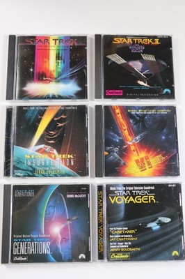 STAR TREK - 6 CD COLLECTION - Movie Soundtracks + Voyager - OOP