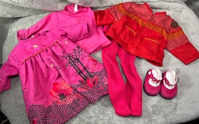 Beautiful MUNECAS GELI Doll Original Dress Shoes Outfit Only Toddler 21 