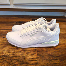 PUMA ST Runner v3 L Leather Lace Up Low Top S...