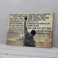 All Sunshine And Rainbows Boxing Poster, Poster Prints 1