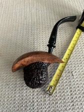 Vintage Beautiful Mark Tinsky Black & Tan Freehand Estate Pipe Lot 34