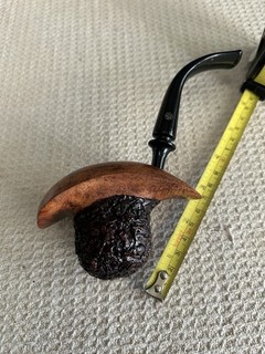 Vintage Beautiful Mark Tinsky Black & Tan Freehand Estate Pipe Lot 34