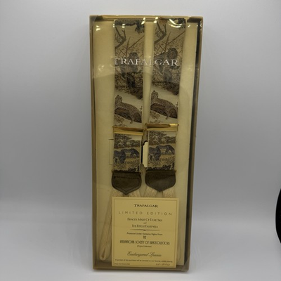 #ad Trafalgar Limited Edition Suspenders ‘ Endangered Species’ Animals Safari New $199.99