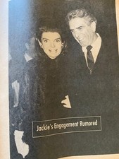 Jacqueline Kennedy, Jackie Onassis, Full Page Vintage Pinup, aa