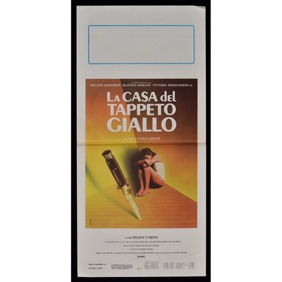 Plakat LA CASA DEL TAPPETO GIALLO Carlo Lizzani Erland Romand Vukotic B221