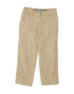 MURPHY & NYE Herren Straight Chino Hose W34 L26 Beige Baumwolle CK03