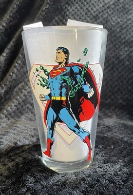 Superman:Toon Tumblers Pint Glass DC Comics