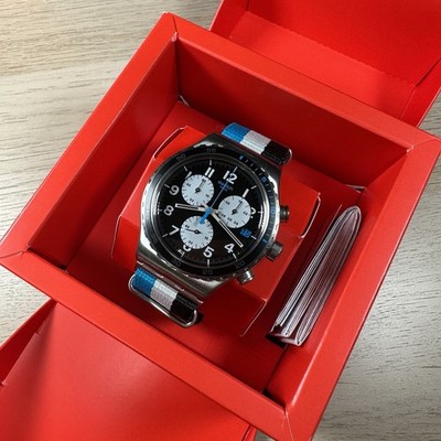 NEW✓LIMITED EDITION✓ Swatch Irony SKYBOND Chronograph Nylon