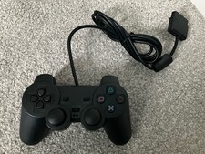 PlayStation 2 PS2 Black 3rd Party Wired Game Controller