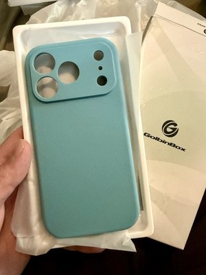 GolbinBox Blue Matte Back Case Protective Skin for Apple iPhone 17 Pro