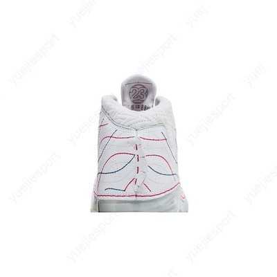 Air Jordan 23 Retro White Industrial Blue Red Graphic FV3621-140