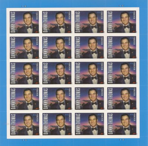US 4628 Danny Thomas F sheet 20 MNH 2012 - Picture 1 of 1