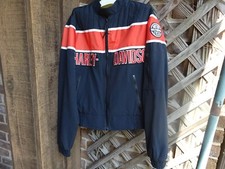 Harley Davidson Mens M Racing Jacket Black Vintage Nylon Motorcycle Made In USA