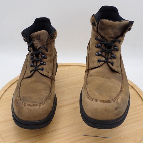 Red Wing Safety Chukka Steel Toe Work Boots Brown Mens Size 14 D 6662 - Picture 2 of 11