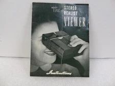 The Stereo- Realist Viewer Instruction Booklet ST-61 David White Company Paper