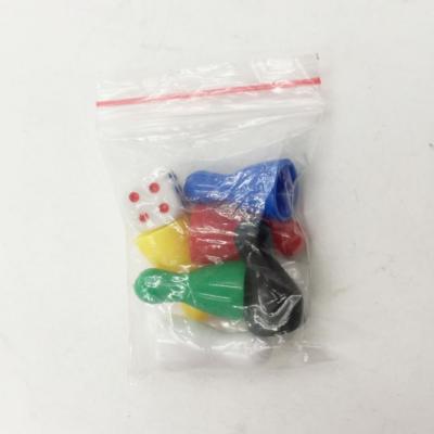 12 Stück bunte Figuren Bauern Schach Kunststoff Figuren Würfel Set für Brett Kartenspiele