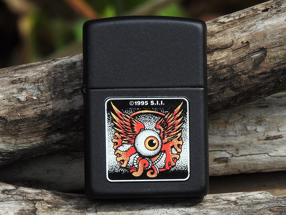 Stanley Mouse Flying Eyeball Zippo Lighter - The Grateful Dead - Rick Griffin