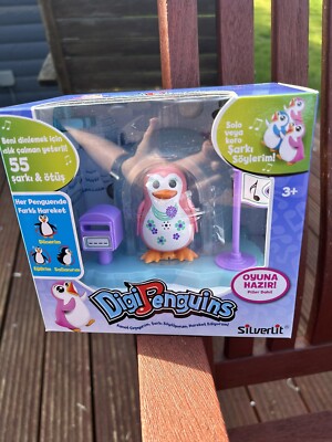 Brandneu Digi Vögel Pinguin Spielzeug mit Iglu Nord (F10) rosa