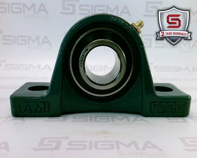 Asahi UC20619 Bearing Insert w/AMI P206T Pillow Block Bearing Assembly eBay
