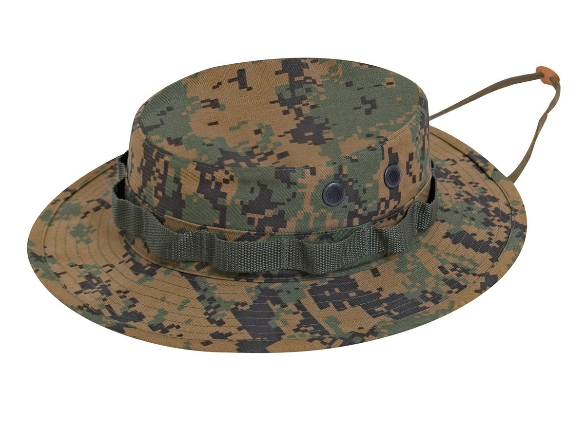 Boonie Hat Digital Camo Bucket Hat Rothco Shotgun Loops | eBay