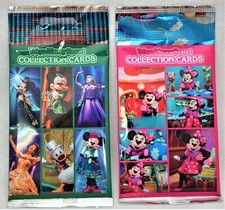 Lot of 2 bag Tokyo Disney Resort Card Colletion Japanese New/Sealed