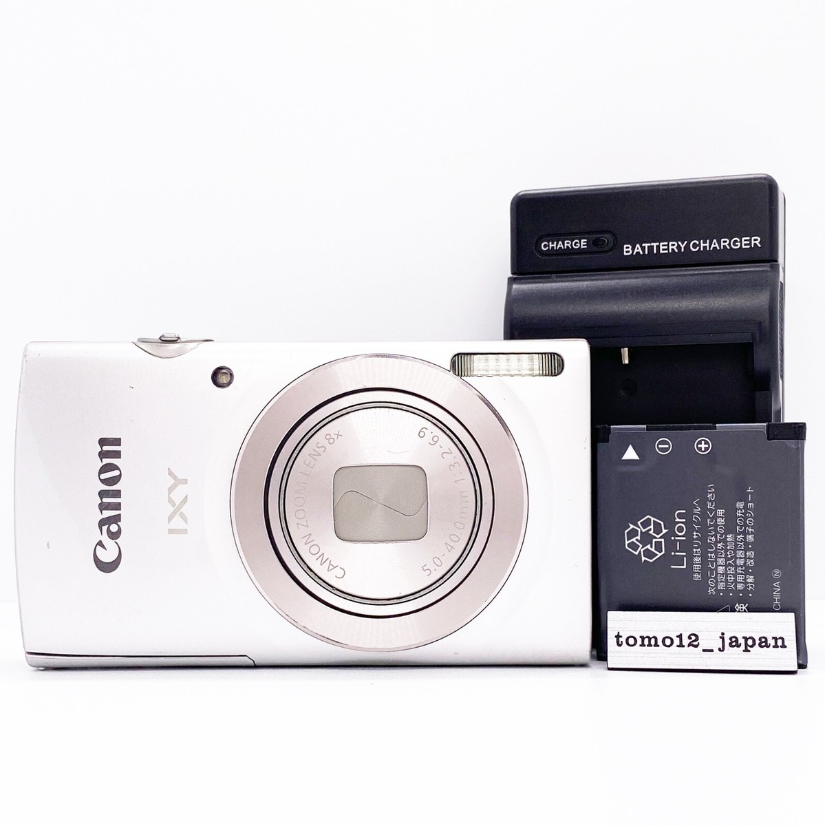 Canon Digital Camera IXY 180 Silver Optical 8x Zoom IXY180SL for