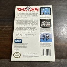 Monopoly (NES, 1991) CIB w/  & Poster Tested Very Clean Comes With What&rsquo;s In Pic