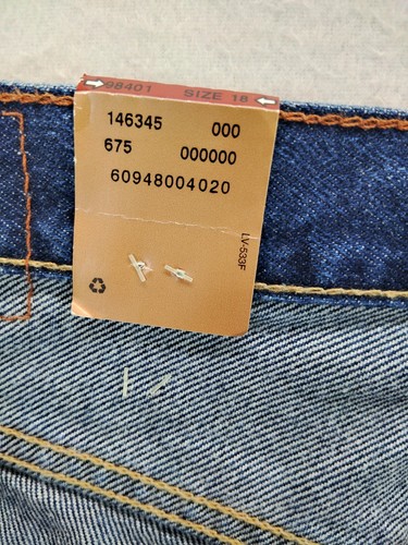 NWT Signature by Levi Strauss 18 Medium Misses Relaxed Fit Tapered Blue Jeans - Picture 7 of 11