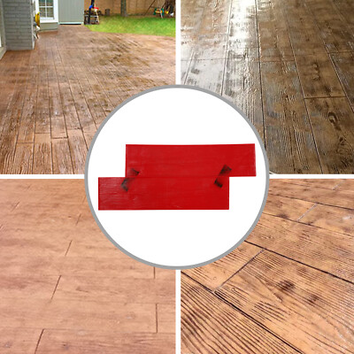 #ad Concrete Stamp Concrete Cement Wall Floor Mat Concrete Pressure Stamping Mat Red $82.83