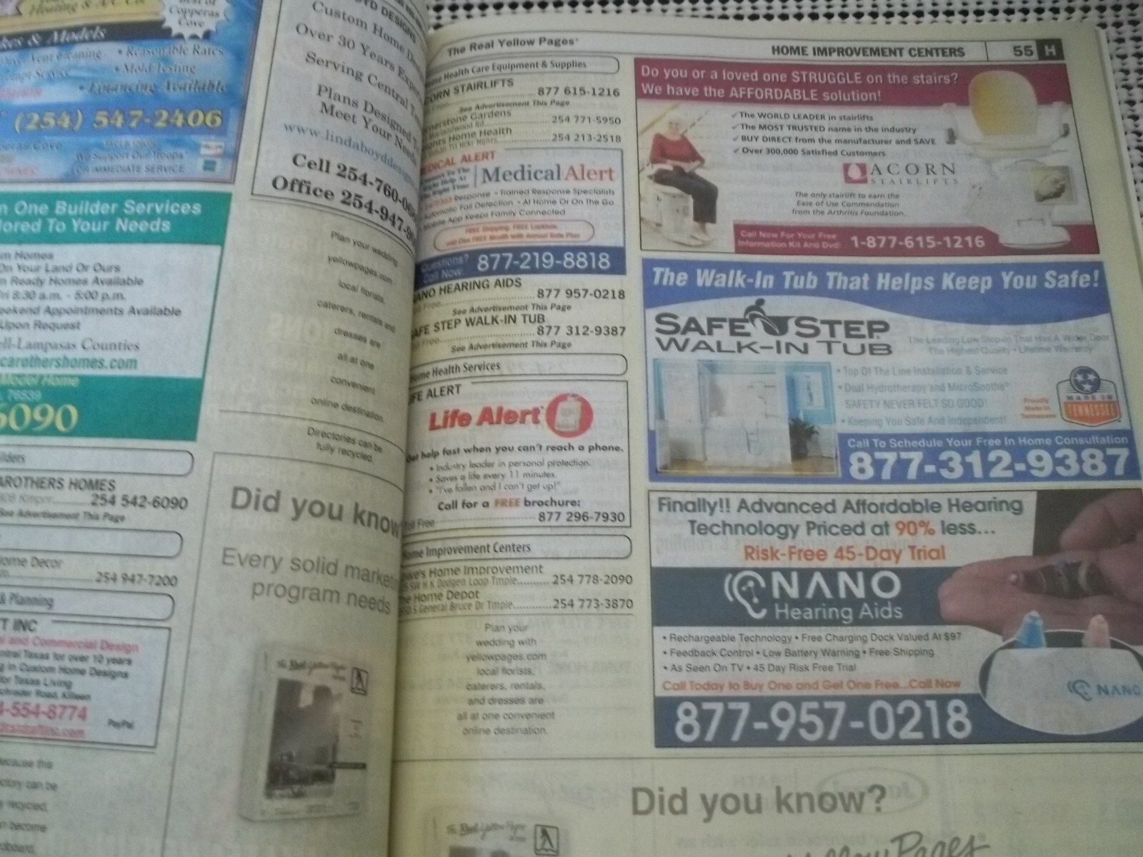 Yellow Pages Phone Book TX 06/2023 CTR Cameron Killeen Temple Belton Salado etc eBay