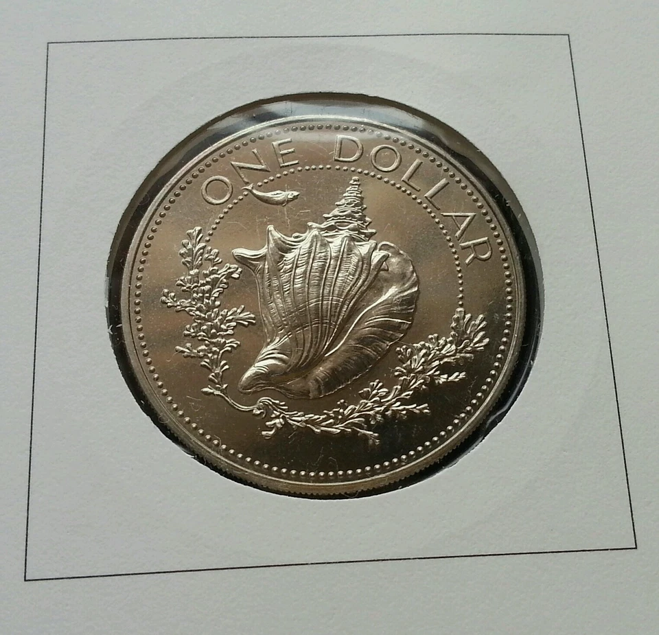 Bahamas Royal Visit 1994 Reina Isabel II Bandera Shell Nation FDC (cubierta de moneda) Foto 4 de 4