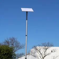 EEZ RV Products Telescopic Aluminum 10ft Pole with Starlink GEN3 Adapter