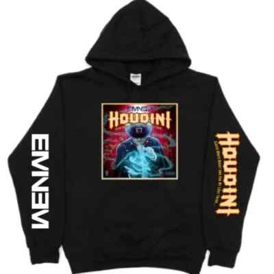 Eminem Houdini LP Cover Shady  Pullover Hoodie S-5XL New  2024  Sweater