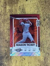 2021 Panini Contenders Optic NOLAN ARENADO Red Wave Prizm Card #51