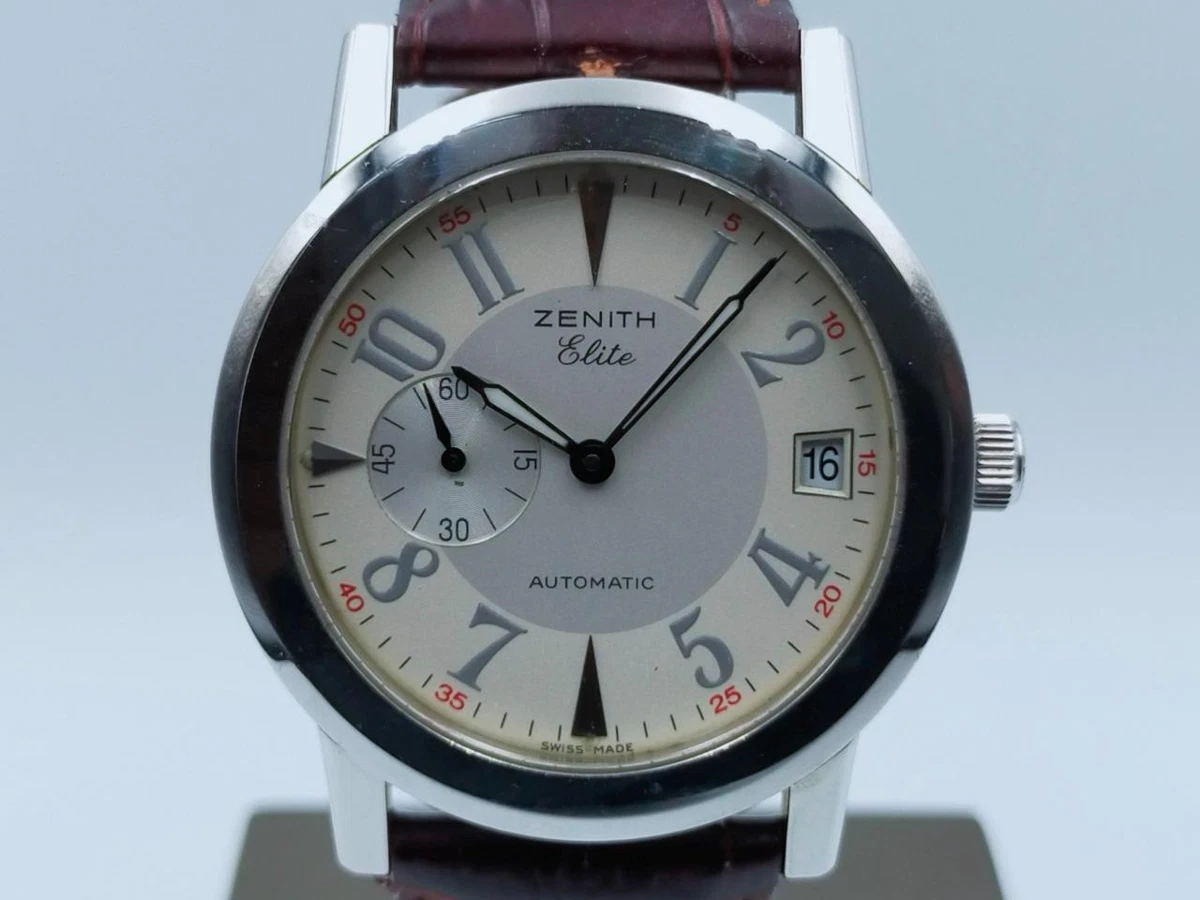 Authentic Zenith Elite 01 02.0450.680 Cal 680 Men s Automatic 37mm Watch