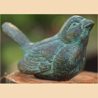 VOGEL aus BRONZE NEU FROSTFEST VÖGEL TIERE TIERWELT DEKO DEKORATION BOAN-1319 - Bild 1 von 3