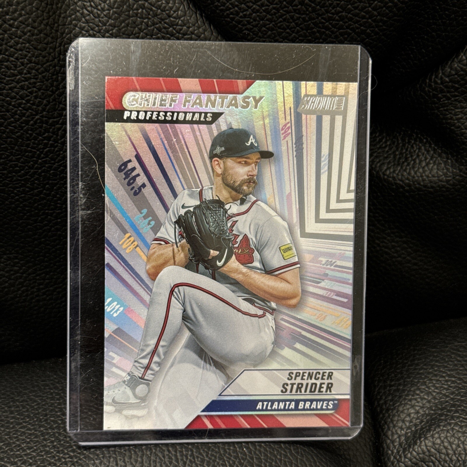 2024 Topps Stadium Club Spencer Strider Braves Chief Fantasy Insert #CFPRO-13