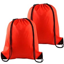 2Pcs Drawstring Backpack Bags Cinch Sack Bulk String Backpack Storage Bag