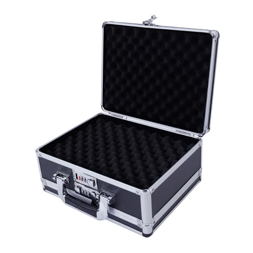 US Aluminum Framed HandGun Pistol Locking Box Hard Storage Carry Case 30*15*23cm - Picture 1 of 13