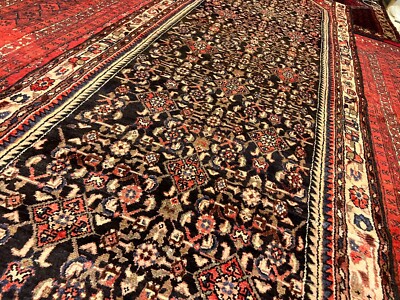 COLLECTORS' ITEM Vintage Stunning Natural Vegetable Dye Karabag Runer